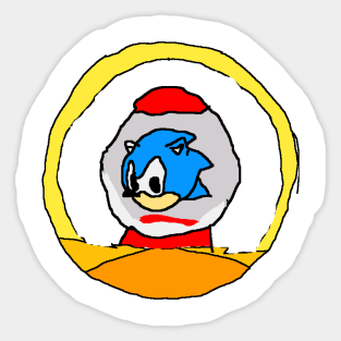 sonic item box icon Sticker